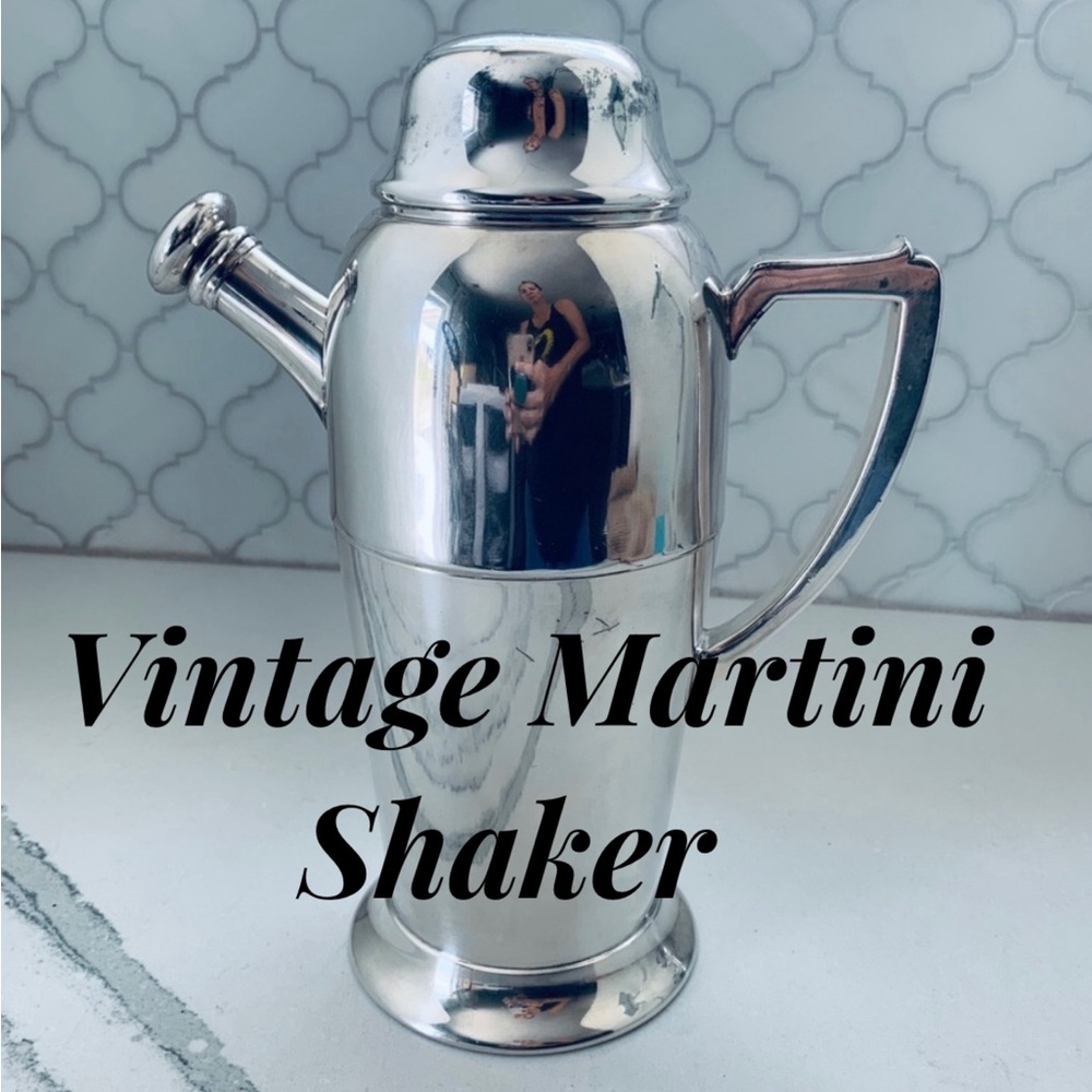 Queen City Silver Co Silverplate Martini Pitcher